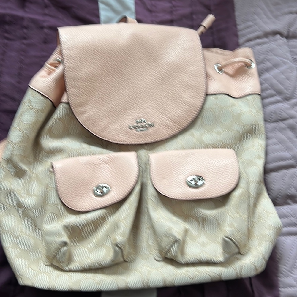 Coach purse/backpack